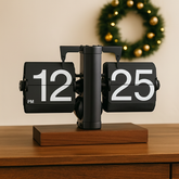 🎄 Retro Digital Automatic Flip Clock — Holiday Edition