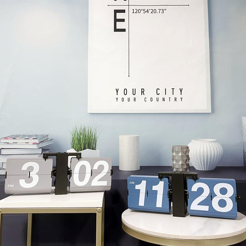 Retro Digital Automatic Flip Clock Hanging/Standing